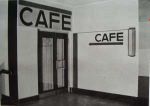 Eingang zum Caf mit der Gestaltung von Max Burchartz