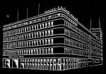 Hans-Sachs-Haus-Signet aus einer 
                            Werbung der 60er Jahre für "Rats-Eck" und "Rats-Stuben"