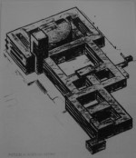 Entwurf für den Völkerbundpalast 1928. Quelle: Baukunst 2/1927