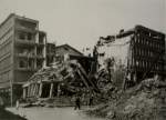 Zerstörung an der Ecke Ebertstraße - Munkelstraße.